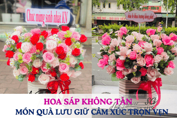 Hoa Sáp Không Tàn – Món Quà Lưu Giữ Cảm Xúc Trọn Vẹn